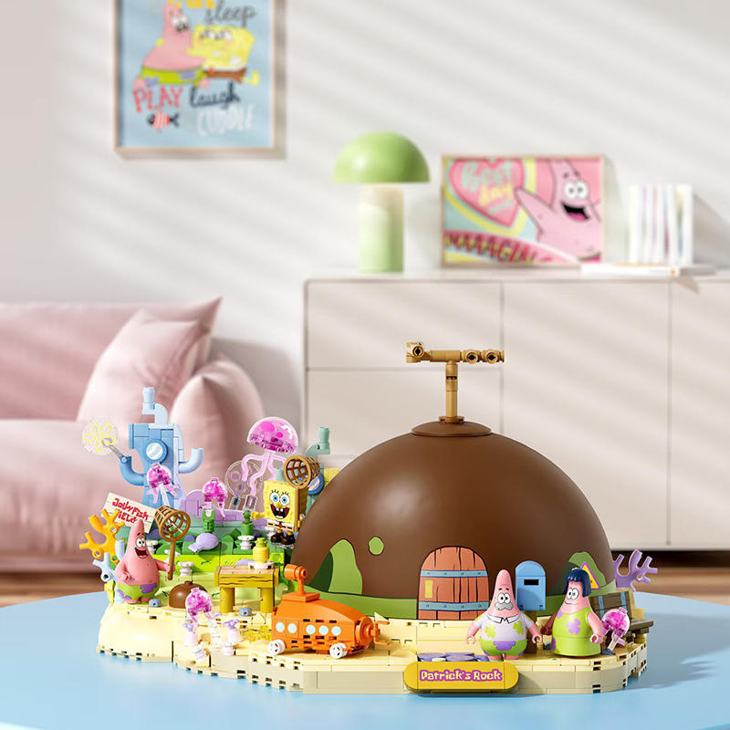 Kids First Education - Bob Esponja Patrick Star Rock casa