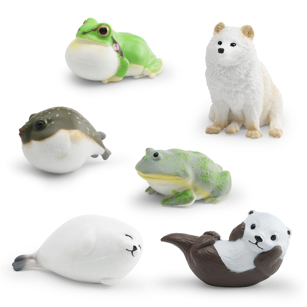 Kids First Education - Figuras Realistas de Animales Salvajes: Rana
