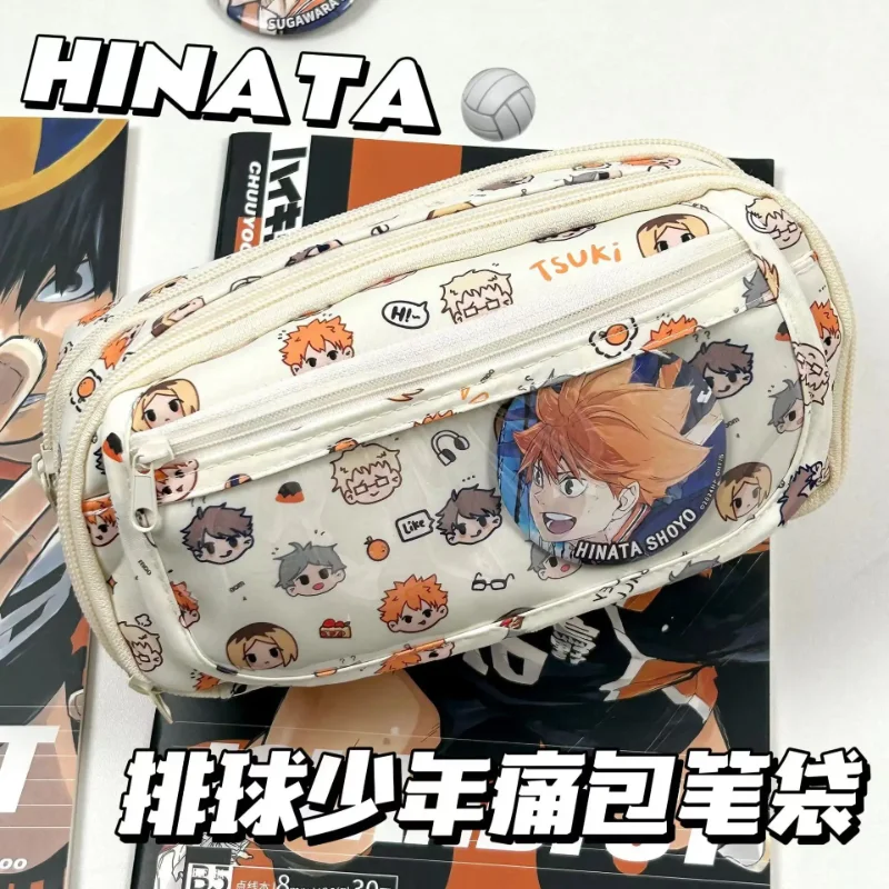 Kids Education School - Anime Haikyuu!! Estuche para lápices Kawaii
