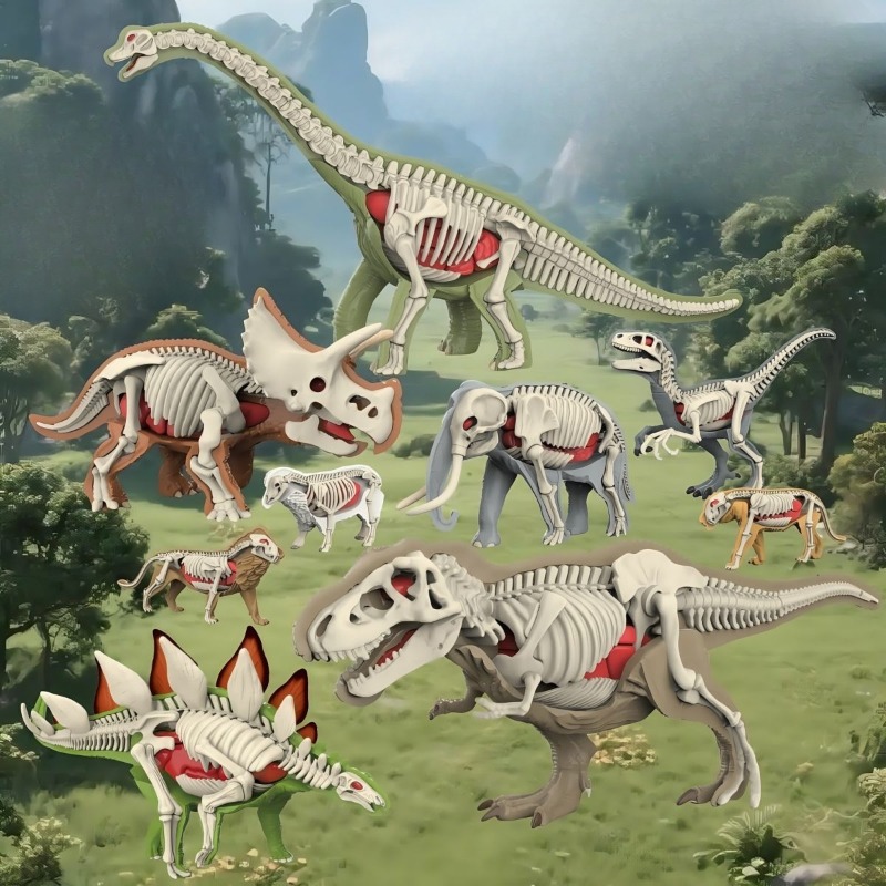 Science Kit Volcano - Pirámide de juguete para niños, dinosaurio,