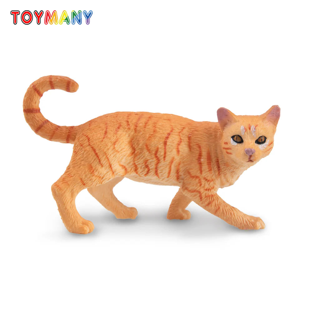 Kids First Education - Toymany simulación estriando gato maldito naranja
