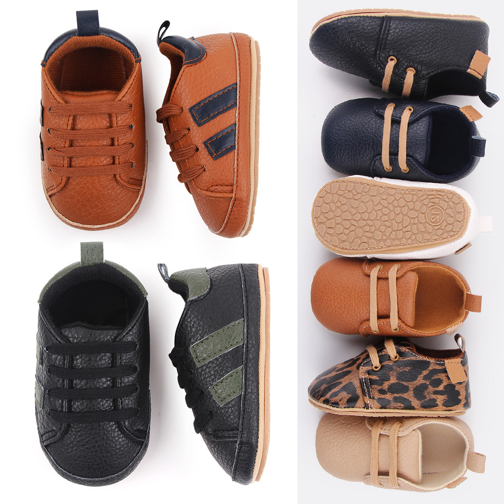 Zapatos informales de cuero pa - Kids First Education reseña y precio