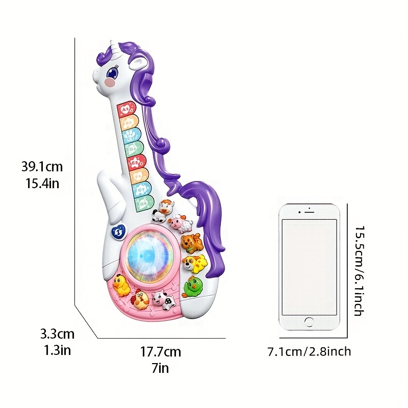 Juguetes musicales de unicorni - Kids First Education reseña y precio